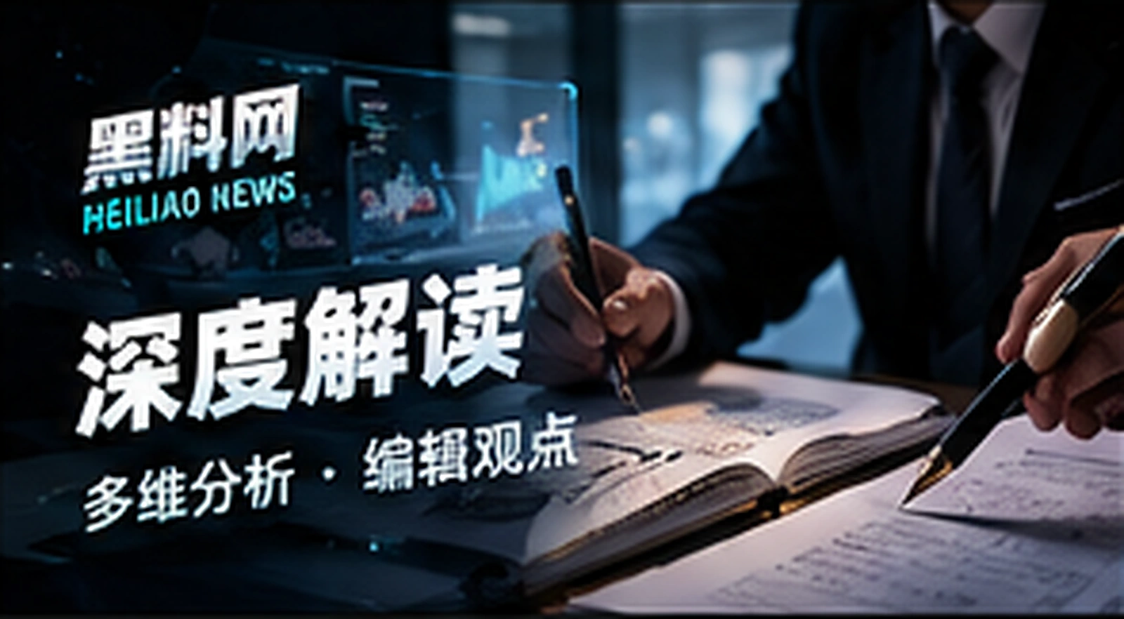 观点专栏概念视觉